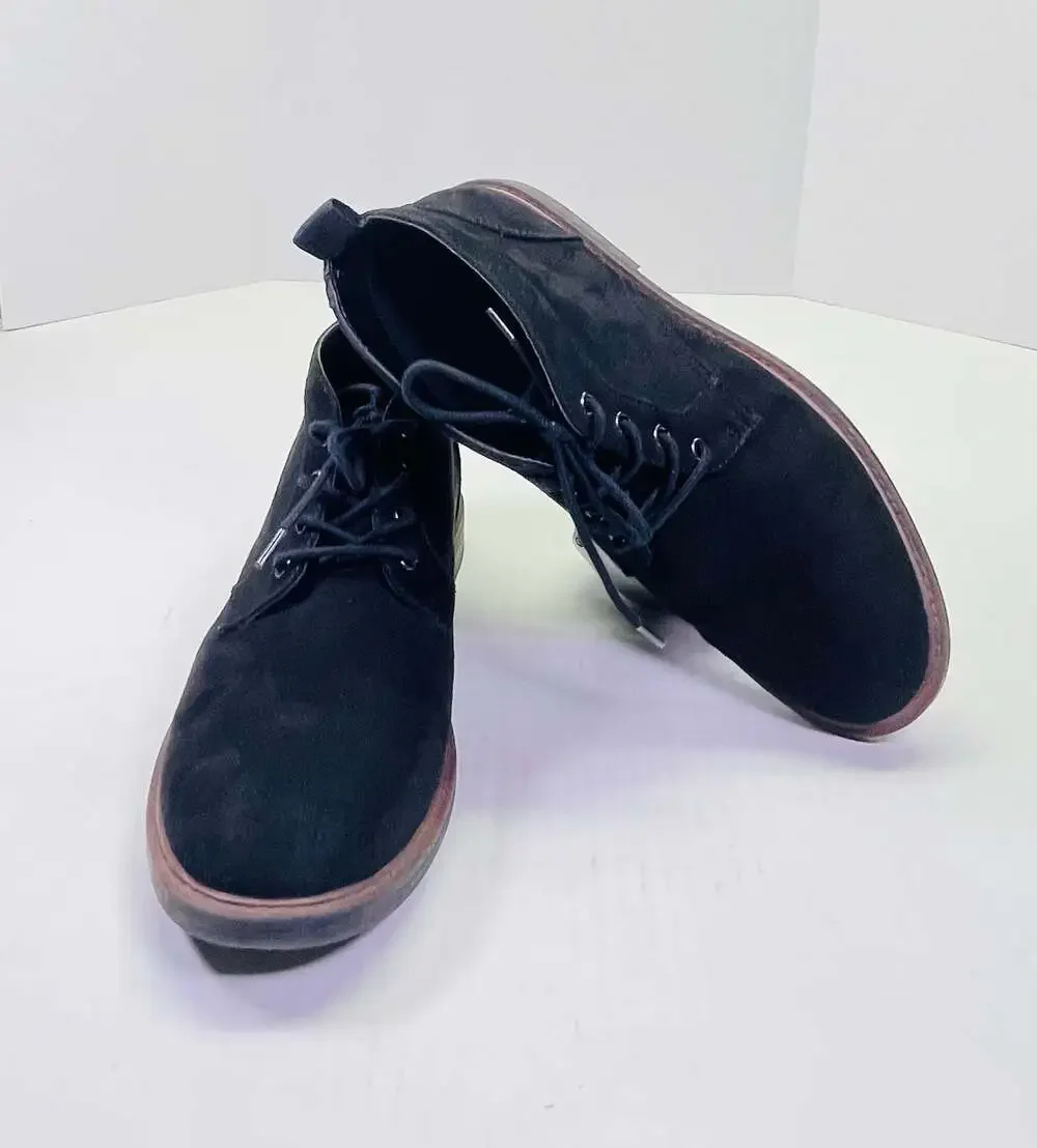 Alfani Aiden Black Suede Chukka Boots Men’s Size 9.5